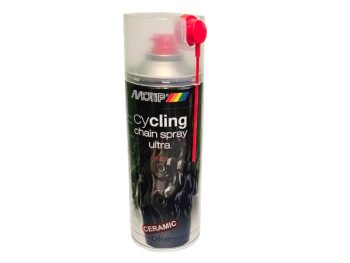 Velosipēdu ķēžu smērviela CYcling chain spray ultra CERAMIC 400ml MOTIP 000272