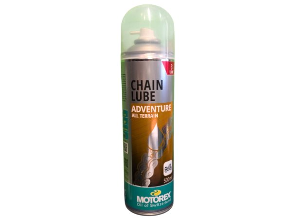 CHAIN LUBE MOTOREX ADVENTURE 500ML FULLY SYNTHETIC 000286333 CHAIN LUBE MOTOREX ADVENTURE 500ML FULLY SYNTHETIC 000286333
