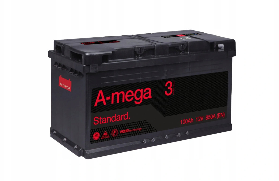 Akumulators 100AH 850A 12V A-Mega Premium 3