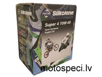 Silkolene eļļa motociklam Super 4 10W40 4 litri