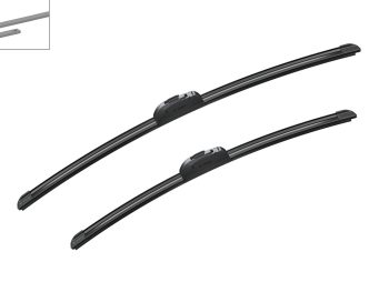 Stikla tīrītāja slotiņas priekšējās Bosch 3397118910 AR606S