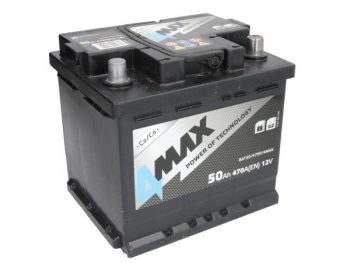 Akumulators 50Ah 470A 12V 4Max