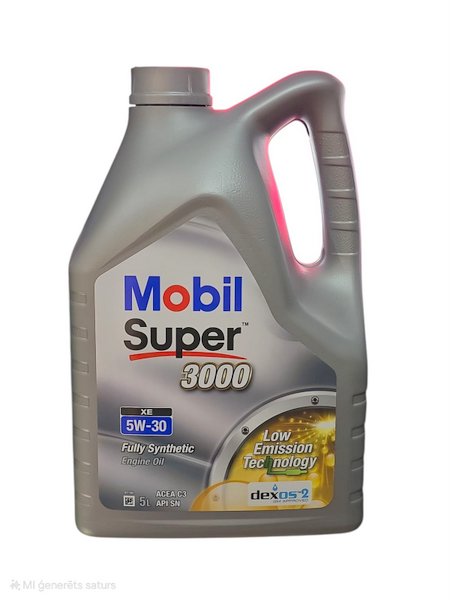 Motoreļļa 5W30 Mobil Super 3000 XE 5L Motoreļļa 5W30 Mobil Super 3000 XE 5L