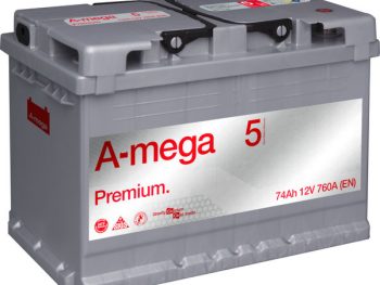 Akumulators 74AH 760A 12V A-Mega 5 Premium