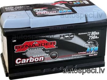 Akumulators START&STOP 80Ah 750A 12V Sznajder EFB