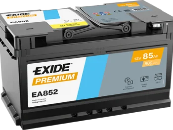 Akumulators 85Ah 800A 12V Exide Premium zemais