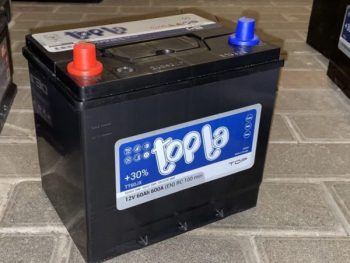 Akumulators 60Ah 600A 12V Topla Top reverss