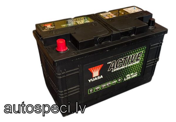 Akumulators dziļas izlādes 100Ah 720A 12V YUASA vilkmes, dziļas izlādes Akumulators dziļas izlādes 100Ah 720A 12V YUASA vilkmes, dziļas izlādes