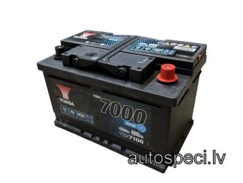 Akumulators START&STOP 65Ah 650A 12V Yuasa EFB zemais
