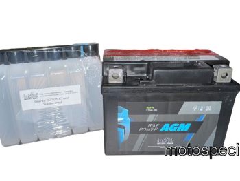 Akumulators moto 3Ah 50A 12V YTX4L-BS INTACT (IA CTX4L-BS)