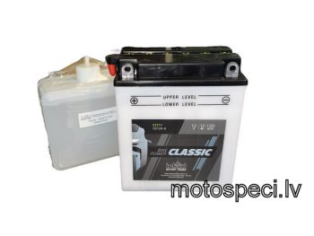 Akumulators moto 12AH 120A 12V YB12A-A (IC CB12A-A) MOTO A 135x81x161L