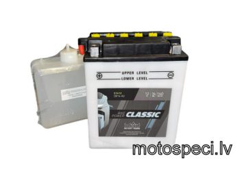 Akumulators moto 14AH 140A 12V YB14-A2 (IC CB14-A2) 135X91X167L