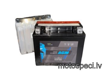 Akumulators moto 10Ah 130A Intact IA CTX12-BS.