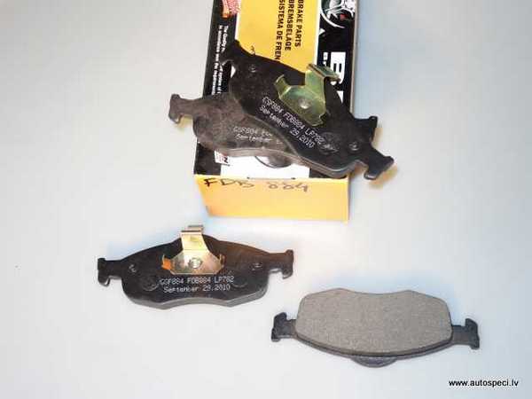 Bremžu uzlikas priekšējās Ford Icer 180916 (FDB884) Bremžu uzlikas priekšējās Ford Icer 180916 (FDB884)