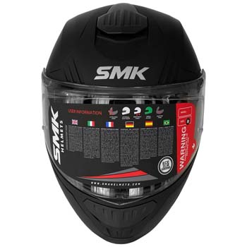 Moto ķivere ar paceļamu žokli SMK GULLWING Melna matēta Moto ķivere ar paceļamu žokli SMK GULLWING Melna matēta - Image 5