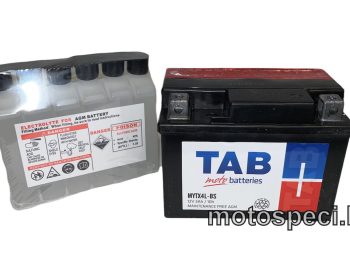 Akumulators moto 3Ah 12V TAB MYTX4LBS (YTX4L-BS, CTX4L-BS)
