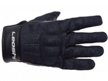 Moto cimdi āda / tekstils ar Touchscreen (skārienjūtīgi) LEOSHI JEANS
