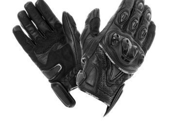Moto cimdi ādas ADRENALINE OPIUM 2.0 PPE melni