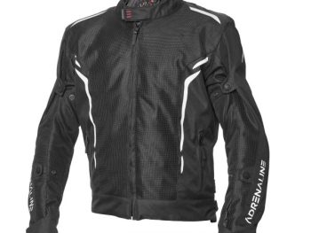 Moto jaka tekstila ADRENALINE MESHTEC 2.0 PPE Melna