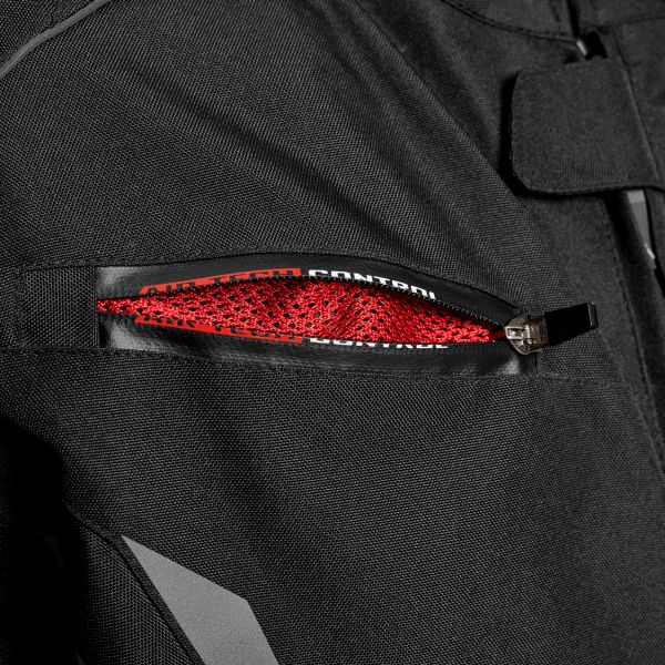 Moto jaka tekstila ADRENALINE SOLA 2.0 PPE Melna Moto jaka tekstila ADRENALINE SOLA 2.0 PPE Melna - Image 4