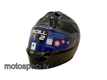 Moto ķivere slēgta tipa SHARK RIDILL 2 melna, spīdīga