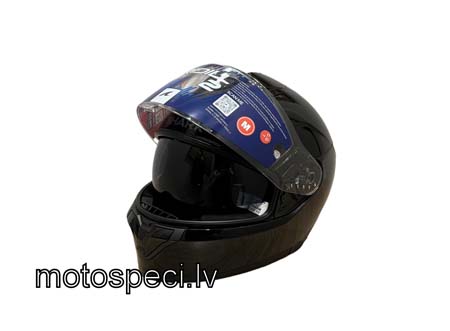 Moto ķivere slēgta tipa SHARK RIDILL 2 melna, spīdīga Moto ķivere slēgta tipa SHARK RIDILL 2 melna, spīdīga - Image 4