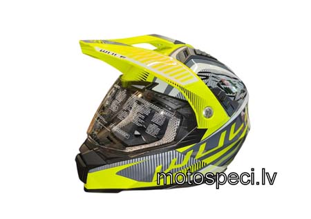 Moto ķivere ENDURO WULFSPORT OPTIMA dzeltena Moto ķivere ENDURO WULFSPORT OPTIMA dzeltena