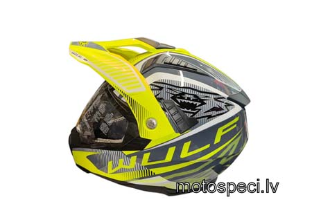 Moto ķivere ENDURO WULFSPORT OPTIMA dzeltena Moto ķivere ENDURO WULFSPORT OPTIMA dzeltena - Image 2