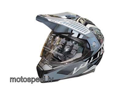 Moto ķivere ENDURO WULFSPORT OPTIMA melna Moto ķivere ENDURO WULFSPORT OPTIMA melna