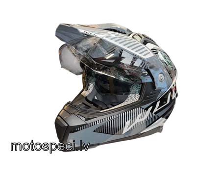 Moto ķivere ENDURO WULFSPORT OPTIMA melna Moto ķivere ENDURO WULFSPORT OPTIMA melna - Image 3