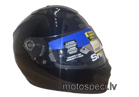 Moto ķivere slēgta tipa SHARK RIDILL I BLANK melna L Moto ķivere slēgta tipa SHARK RIDILL I BLANK melna L