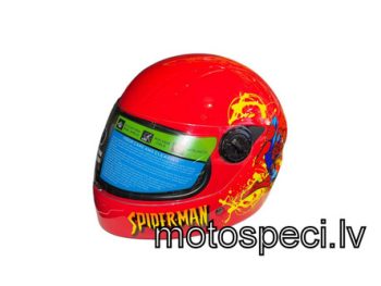 Moto ķivere bērnu Abiwa Helmets SPIDERMANN Sarkana 8899007