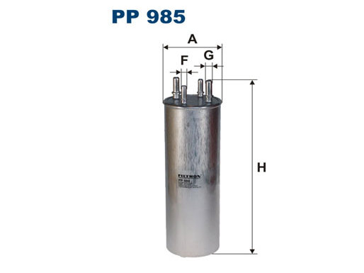 DEGVIELAS FILTRS PP985 (FILTRON PP 985) WF8358 WK857/1 KL229/4 VW 1.9D/2.0D/2.5D 01.03- DEGVIELAS FILTRS PP985 (FILTRON PP 985) WF8358 WK857/1 KL229/4 VW 1.9D/2.0D/2.5D 01.03- - Image 2