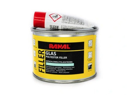 Stikla šķiedras špaktele 250G RANAL GLASS Stikla šķiedras špaktele 250G RANAL GLASS
