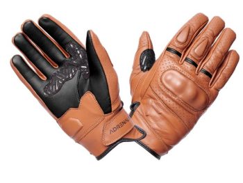 Moto cimdi ādas ADRENALINE SCRAMBLER 2.0 PPE brūni