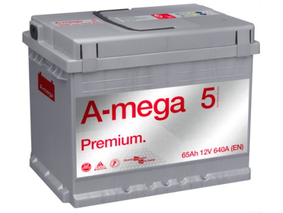 Akumulators 65AH 640A 12V A-Mega 5 Premium Akumulators 65AH 640A 12V A-Mega 5 Premium
