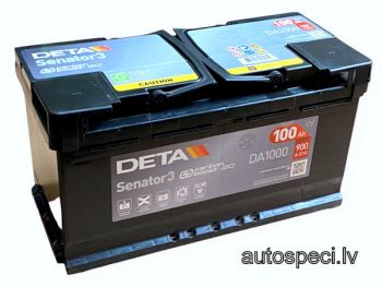 Akumulators 100Ah 900A 12V Deta Senator 3