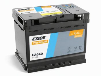 Akumulators 64Ah 640A 12V Exide Premium