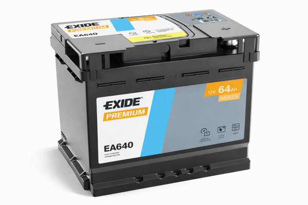 Akumulators 64Ah 640A 12V Exide Premium Akumulators 64Ah 640A 12V Exide Premium