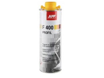 Pretrūsas aerosols apstrādei ar pistoli APP F400 ar vasku 1000ml