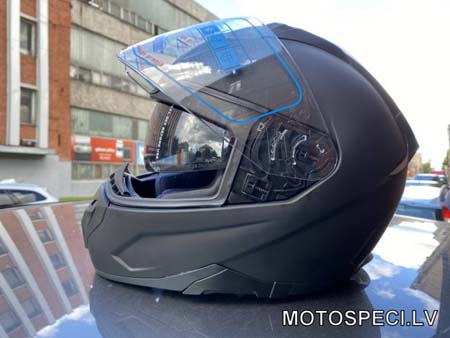 Moto ķivere slēgta tipa ISPIDO RAVEN MELNA MATĒTA Moto ķivere slēgta tipa ISPIDO RAVEN MELNA MATĒTA - Image 2