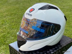 Moto ķivere Ispido RAVEN S BALTA
