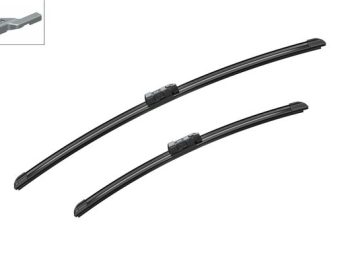 Stikla tīrītāja slotiņas priekšējās Bosch 3397007187 A187S