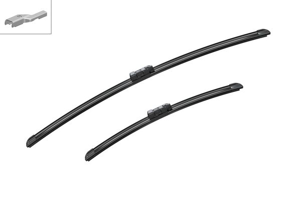 Stikla tīrītāja slotiņas priekšējās Bosch 3397014543 A543S Stikla tīrītāja slotiņas priekšējās Bosch 3397014543 A543S