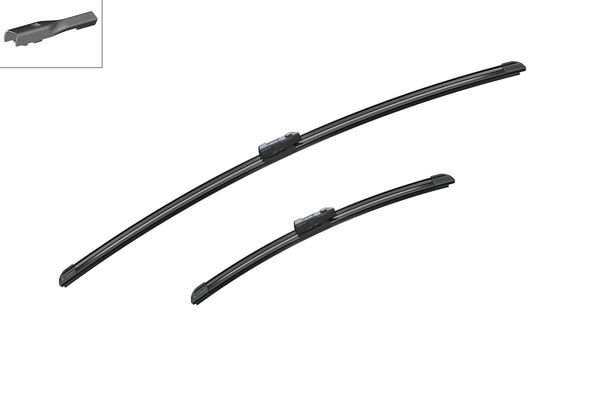 Stikla tīrītāja slotiņas priekšējās Bosch 3397007557 A557S Stikla tīrītāja slotiņas priekšējās Bosch 3397007557 A557S