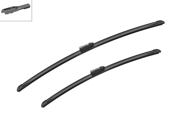 Stikla tīrītāja slotiņas priekšējās Bosch 3397007638 A638S Stikla tīrītāja slotiņas priekšējās Bosch 3397007638 A638S