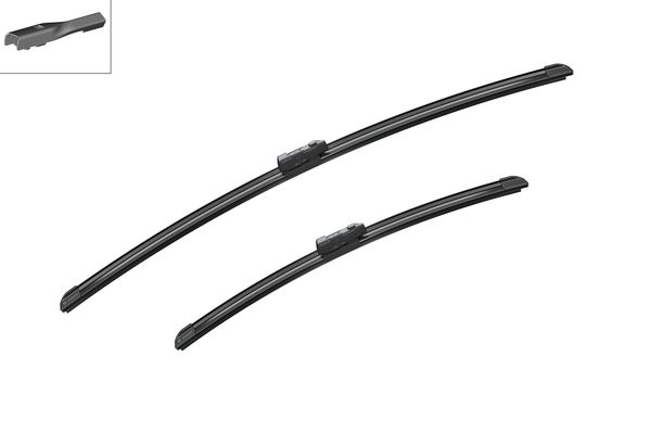 Stikla tīrītāja slotiņas priekšējās BOSCH 3397007863 A863S Stikla tīrītāja slotiņas priekšējās BOSCH 3397007863 A863S