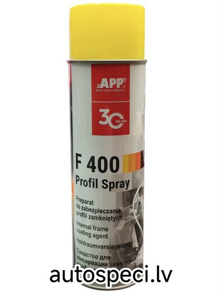 Pretrūsas aerosols ar vasku 500ml APP F400 Pretrūsas aerosols ar vasku 500ml APP F400