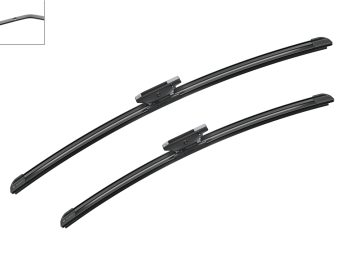 Stikla tīrītāja slotiņas priekšējās Bosch 3397014173 A173S