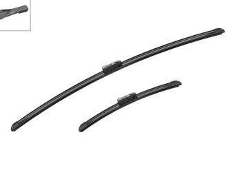 Stikla tīrītāja slotiņas priekšējās BOSCH 3397014404 A404S